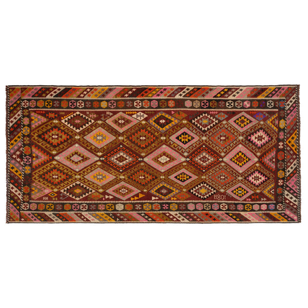 Antique Kilim carpet no. K682, size 340 x 165 cm