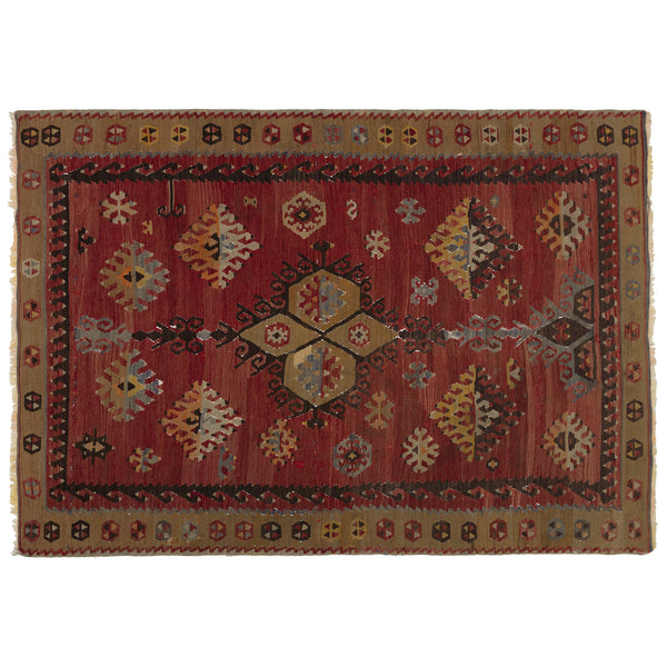 Small vintage Kilim rug no. K447, size 150 x 102 cm