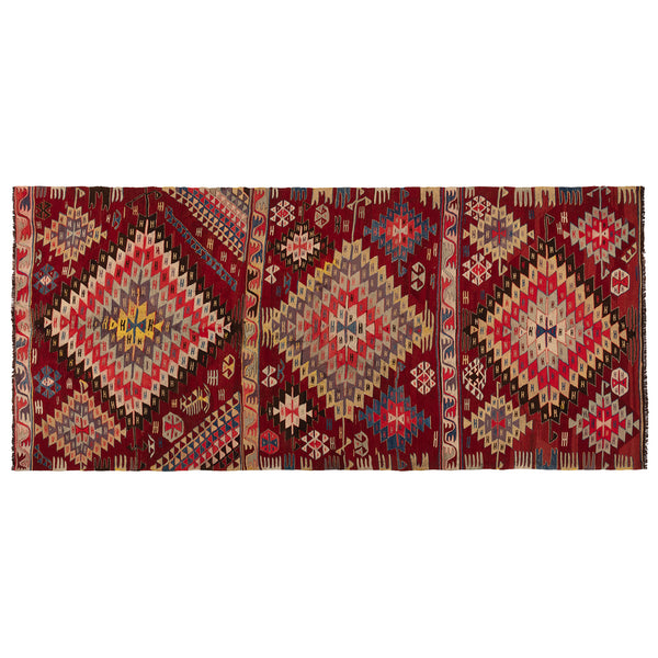 Vintage Kilim carpet no. K820, size 400 x 185 cm