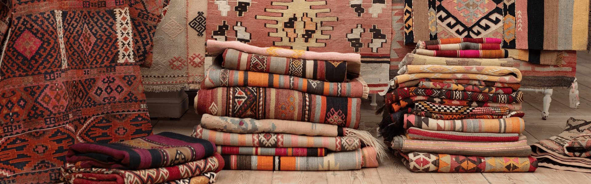 Mutte Storm vintage Kilim carpets from Turkey