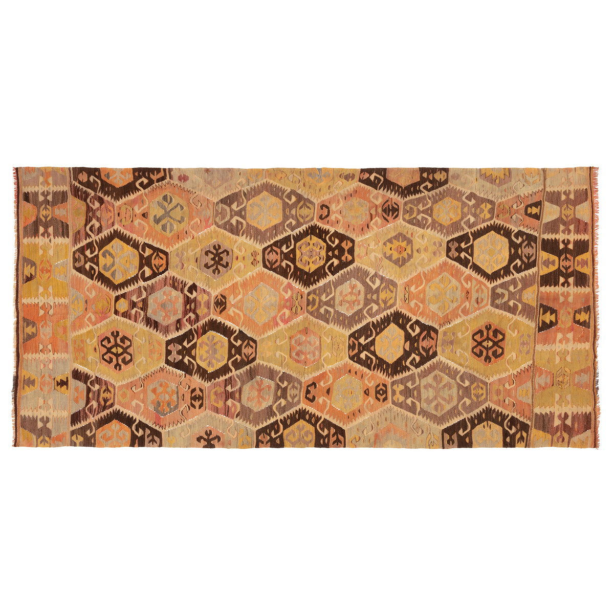 Old Kilim carpet no. K697 · 370 x 137 cm, size
