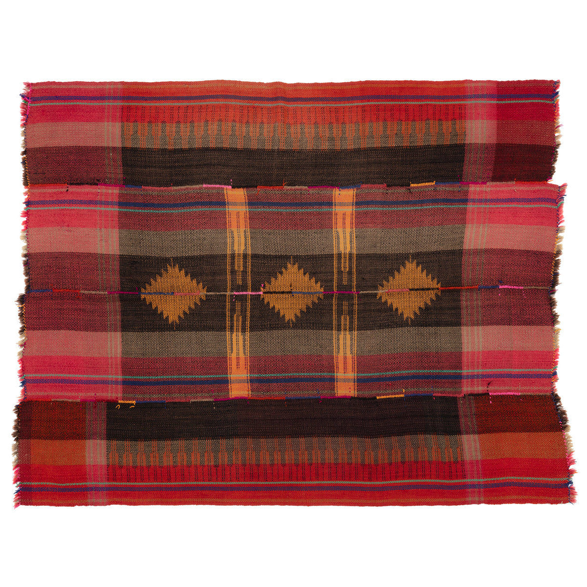 Vintage blanket no. K645, size 224 x 180 cm from Urfa in Turkey